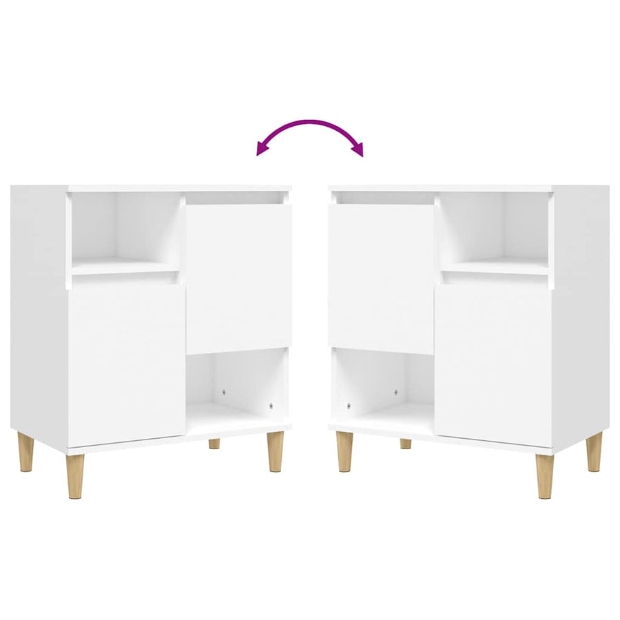 Sideboard White 60x35x70 cm Engineered Wood