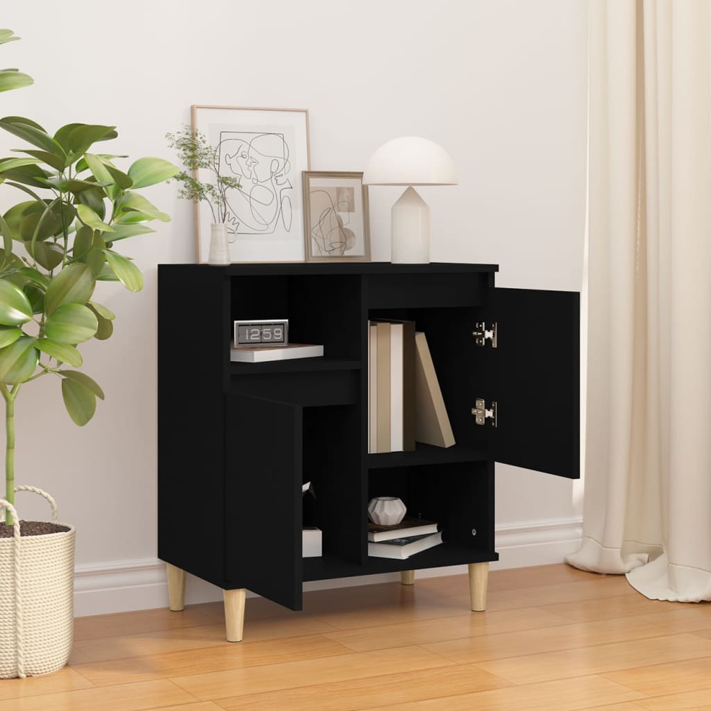 Sideboard Black 60x35x70 cm Engineered Wood