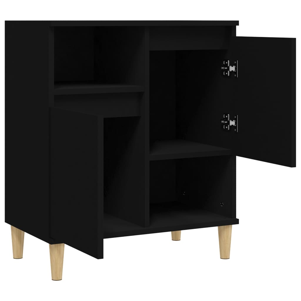 Sideboard Black 60x35x70 cm Engineered Wood
