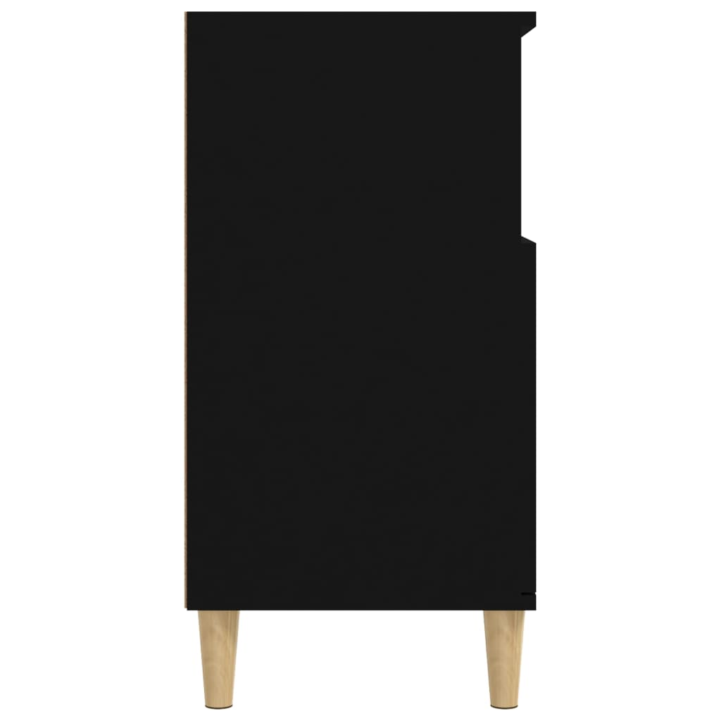 Sideboard Black 60x35x70 cm Engineered Wood