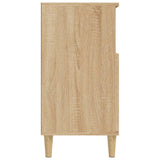 Sideboard Sonoma Oak 60x35x70 cm Engineered Wood - Close-Up Angle