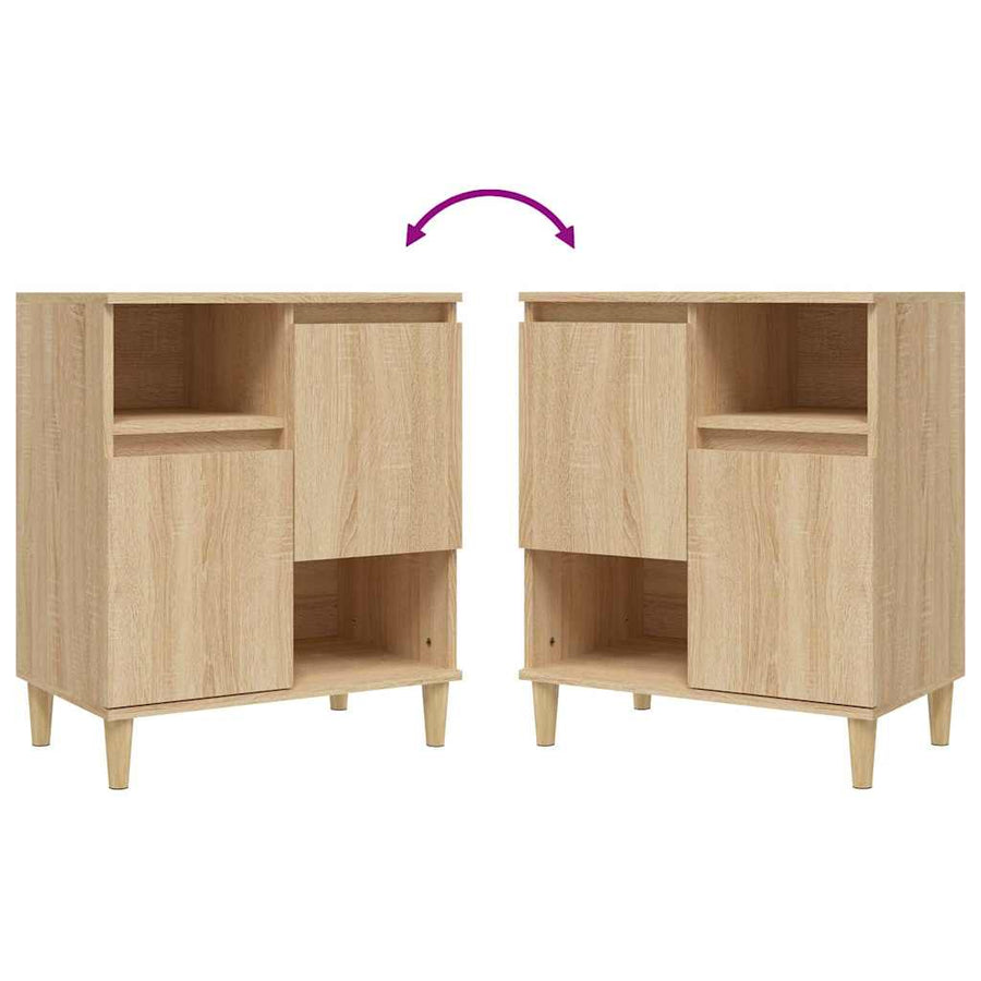 Sideboard Sonoma Oak 60x35x70 cm Engineered Wood