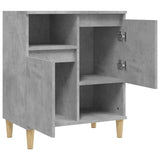 Sideboard Concrete Grey 60x35x70 cm Engineered Wood - 45-Degree Angle