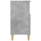 Sideboard Concrete Grey 60x35x70 cm Engineered Wood - Close-Up Angle