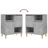Sideboard Concrete Grey 60x35x70 cm Engineered Wood