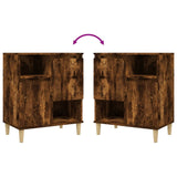 Sideboard Smoked Oak 60x35x70 cm Engineered Wood - Low Angle