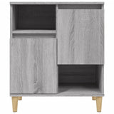 Sideboard Grey Sonoma 60x35x70 cm Engineered Wood - Rear View
