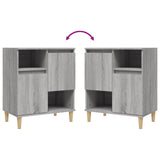 Sideboard Grey Sonoma 60x35x70 cm Engineered Wood - Low Angle