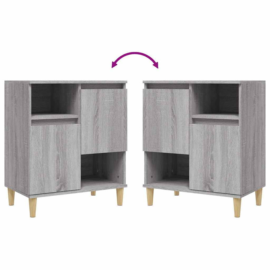 Sideboard Grey Sonoma 60x35x70 cm Engineered Wood