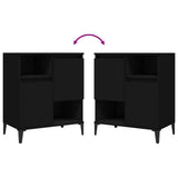 Sideboard Black 60x35x70 cm Engineered Wood