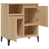 Sideboard Sonoma Oak 60x35x70 cm Engineered Wood - Rear View