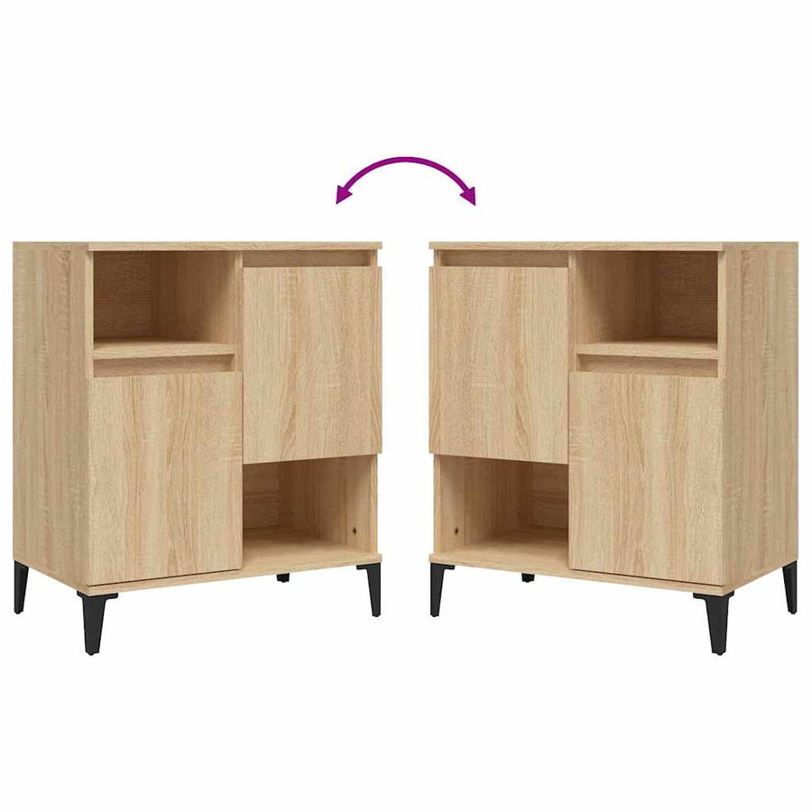 Sideboard Sonoma Oak 60x35x70 cm Engineered Wood