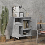 Sideboard Concrete Grey 60x35x70 cm Engineered Wood - Side View