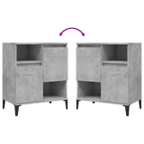 Sideboard Concrete Grey 60x35x70 cm Engineered Wood