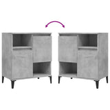 Sideboard Concrete Grey 60x35x70 cm Engineered Wood - Low Angle