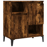 Sideboard Smoked Oak 60x35x70 cm Engineered Wood - Front View