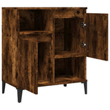Sideboard Smoked Oak 60x35x70 cm Engineered Wood - Rear View