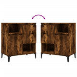 Sideboard Smoked Oak 60x35x70 cm Engineered Wood