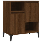 Sideboard Brown Oak 60x35x70 cm Engineered Wood - Front View