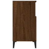 Sideboard Brown Oak 60x35x70 cm Engineered Wood - Close-Up Angle