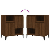 Sideboard Brown Oak 60x35x70 cm Engineered Wood - Low Angle
