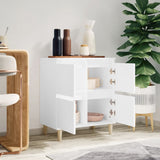 Sideboard White 60x35x70 cm Engineered Wood - Side View
