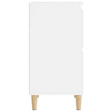 Sideboard White 60x35x70 cm Engineered Wood - Close-Up Angle