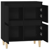 Sideboard Black 60x35x70 cm Engineered Wood - Low Angle