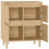 Sideboard Sonoma Oak 60x35x70 cm Engineered Wood - Low Angle