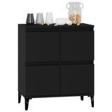Sideboard Black 60x35x70 cm Engineered Wood - Top-Down View