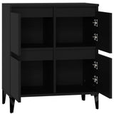 Sideboard Black 60x35x70 cm Engineered Wood - Low Angle