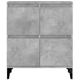 Sideboard Concrete Grey 60x35x70 cm Engineered Wood - Rear View