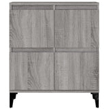 Sideboard Grey Sonoma 60x35x70 cm Engineered Wood - Rear View