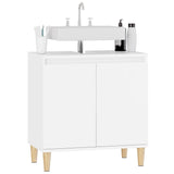 Sink Cabinet White 58x33x60 cm Engineered Wood - Top-Down View
