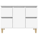 Sink Cabinet White 80x33x60 cm Engineered Wood - 45-Degree Angle
