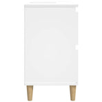 Sink Cabinet White 80x33x60 cm Engineered Wood