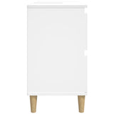 Sink Cabinet White 80x33x60 cm Engineered Wood - Close-Up Angle