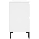 Sink Cabinet White 80x33x60 cm Engineered Wood