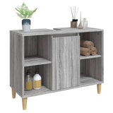 Sink Cabinet Grey Sonoma 80x33x60 cm Engineered Wood - Top-Down View