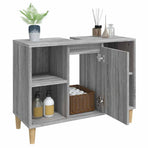 Sink Cabinet Grey Sonoma 80x33x60 cm Engineered Wood