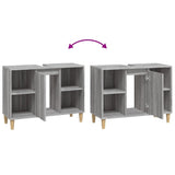 Sink Cabinet Grey Sonoma 80x33x60 cm Engineered Wood - Extra Image