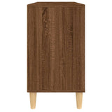 Sink Cabinet Brown Oak 80x33x60 cm Engineered Wood - Low Angle