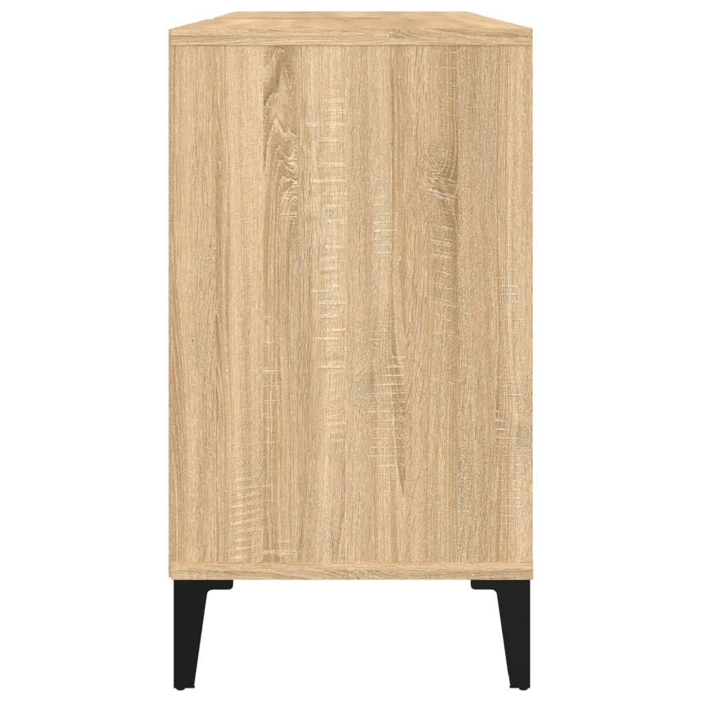 Sink Cabinet Sonoma Oak 80x33x60 cm Engineered Wood