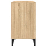 Sink Cabinet Sonoma Oak 80x33x60 cm Engineered Wood - Low Angle