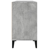 Sink Cabinet Concrete Grey 80x33x60 cm Engineered Wood - Low Angle