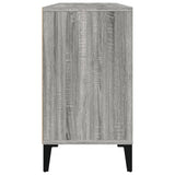 Sink Cabinet Grey Sonoma 80x33x60 cm Engineered Wood - Low Angle