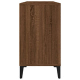 Sink Cabinet Brown Oak 80x33x60 cm Engineered Wood - Low Angle