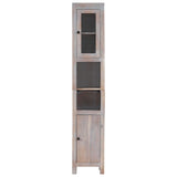 Bathroom Cabinet 30x25x160 cm Solid Wood Acacia - Side View