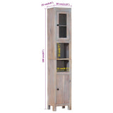 Bathroom Cabinet 30x25x160 cm Solid Wood Acacia - Extra Image