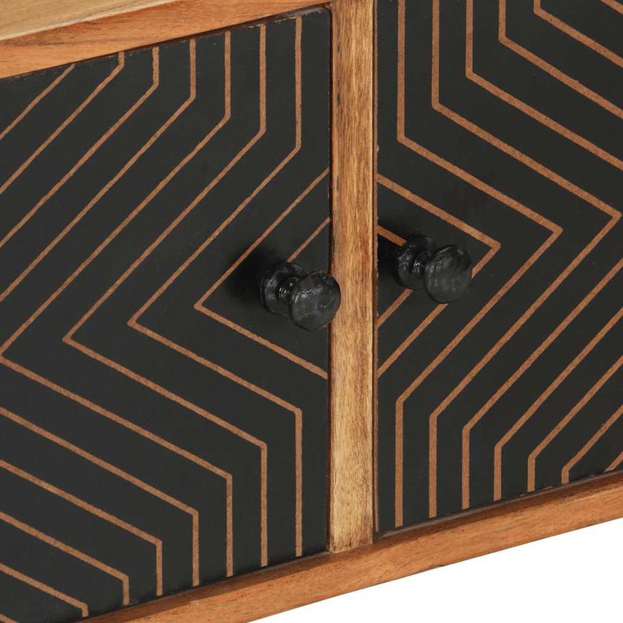 TV Cabinet 112x30x40 cm Solid Wood Acacia